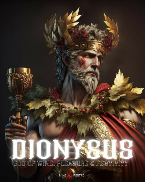 Dionysus Character Design, Mens Pictures, Dionysus God, Dungeons And Dragons Decor, Artemis Goddess, Dungeons And Dragons Figures, Son Of Zeus, Daughter Of Zeus, Greek Mythology Gods