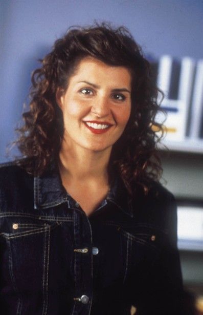 My Big Fat Greek Wedding , Nia Vardalos My Big Fat Greek Wedding Aesthetic, My Big Fat Greek Wedding, Nia Vardalos, Portrait References, Movie Wall, Geek Wedding, Movie Aesthetic, Celebrity Photography, Wedding Movies