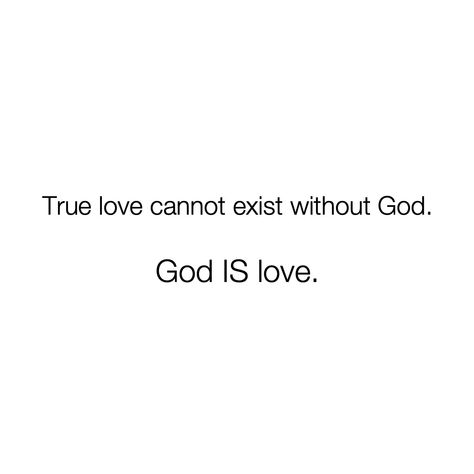 God ordains love, so any feelings you may have for a person that are not from God is not true love. You may be feeling lust, you may be feeling fear or acting on a deep unconscious wound which has drawn you to that person, or you may simply feel attraction, but none of these feelings are truly love. Without God, true love is not possible. Any relationship that does not honor God, is not true love. Love simply cannot exist without God, for God IS love. True Love Exists, God Honoring Relationships, Love And Be Loved, Godly Love, Interracial Art, Christian Advice, I Love God, Honor God, Power Couples