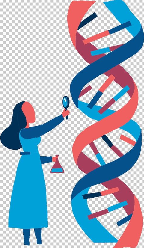 Science Illustration Art, Biology Background, Dna Illustration, Science Art Drawings, Dna Sticker, Science Artwork, Dna Artwork, Science Art Projects, Abstract Science