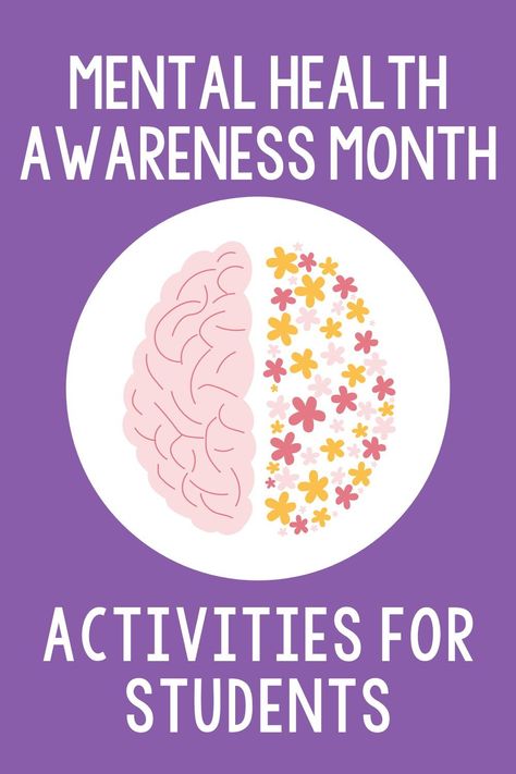 Mental Health Week Eyfs, Mental Wellness Activities For Kids, Mental Health Elementary School Activities, Mental Health Day Activities Eyfs, Mental Health Lessons For Kids, Mental Health Week Activity Ideas, Kids Mental Health Activity, Mental Health Activity Ideas High School, Mental Health Work Activities