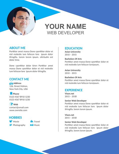 (Resume / CV / Biodata Format Free Download in Word, PDF) Full Size Preview Professional ... Read moreFREE Resume Templates for Jobs | Download for Word & PDF Format The post FREE Resume Templates for Jobs | Download for Word & PDF Format appeared first on TechGuruPlus.com. Cv Templates Free Download, Free Cv Template Word, Simple Resume Format, Free Resume Template Word, Job Resume Format, Resume Format Download, Job Cv, Cv Template Download, Biodata Format