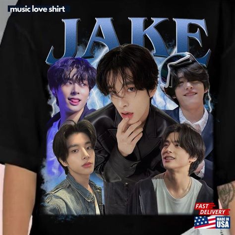 Limited Jake Enhypen Kpop T-Shirt Sweatshirt Hoodie Check more at https://musicloveshirt.com/product/limited-jake-enhypen-kpop-t-shirt-sweatshirt-hoodie/ Enhypen Hoodie, Pop Clothes, Kpop T Shirt, Kpop Tshirt, Yamaha Motorcycles, Jake Enhypen, Love Shirt, Music Love, Sweatshirt Hoodie