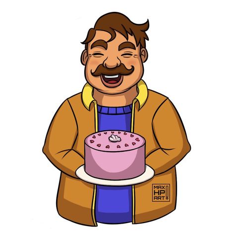 Gus Stardew Valley, Stardew Valley Fanart, Stardew Valley, Favorite Character, Gaming, Fan Art