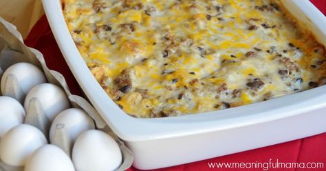 Make Ahead Christmas Sausage Breakfast Casserole Breakfast Sausage Casserole, Cheap Casserole Recipes, Healthy Breakfast Alternatives, Christmas Sausage, Christmas Breakfast Ideas, Easy Christmas Breakfast, Sausage Casserole Recipes, Sausage Breakfast Casserole, Christmas Casserole