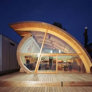 Wood Roof, Wood Architecture, Building Roof, Unique House Design, Vastu Shastra, Organic Wood, Floating House, Organic Architecture, Modern Architecture House