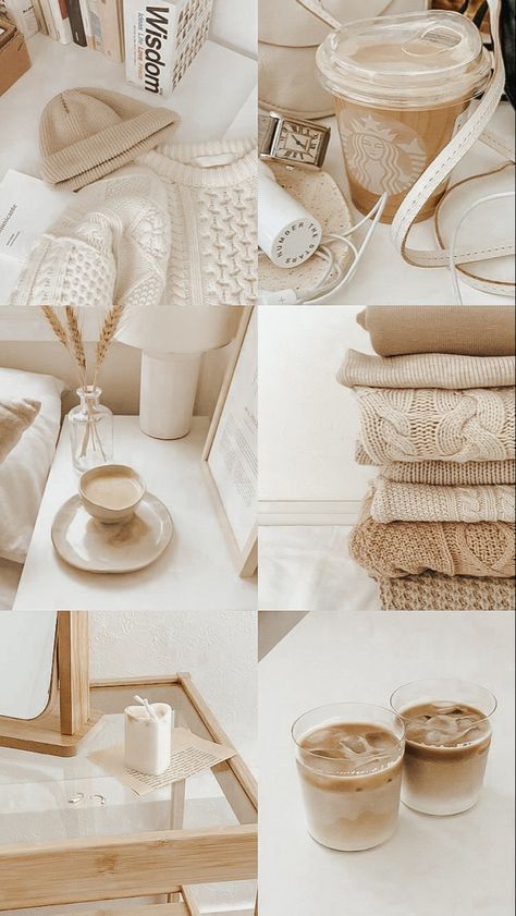 Moodboard Aesthetic Neutral, Simple Beige Aesthetic, Minimal Iphone Wallpaper, Cream Aesthetic Wallpaper, Collage Iphone Wallpaper, Wallpaper Aesthetic Collage, Wallpaper Tumblr Aesthetic, Lightroom Presets White, Neutrals Aesthetic