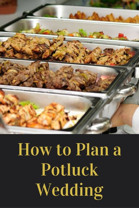 Potluck Wedding Reception, Potluck Wedding, Best Potluck Dishes, Homemade Wedding, Reception Food, Pinterest Wedding, Wedding Reception Food, Reception Dinner, Wedding Centerpieces Diy