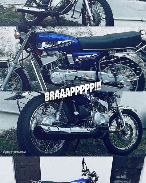 𝘚𝘱𝘢𝘤𝘪𝘰𝘯 ♨️ Bike Ride Instagram Story, Aesthetic Bike Pictures, Rx 100 Yamaha, India Pic, Aesthetic Bike, Sunset Captions For Instagram, Rx 100, Yamaha Rx100, Indian Road