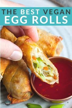 Easy Egg Roll Recipe, Easy Egg Roll, Air Fryer Egg Rolls, Veggie Egg Rolls, Vegetarian Egg Rolls, Vegan Egg Rolls, Vegetable Egg Rolls, Egg Roll Recipe, Homemade Egg Rolls