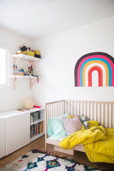 Children's bedrooms: From Toddler to Big-Kid Bed - Hither & Thither Sniglar Crib, Ikea Sniglar Crib, Toddler Bedroom Sets, Boys Bedroom Sets, Shoes Organization, Practical Shoes, Shoe Organization Diy, Shoes Rack, Big Kid Bed