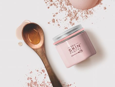 Indian Beauty Products, Soap Photography, French Pink Clay, Pink Clay Mask, Skincare Products Photography, French Pink, Cosmetic Packaging Design, Skincare Packaging, Cosmetics Photography