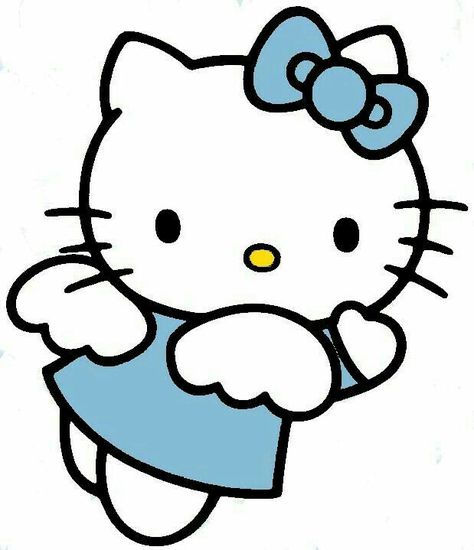 Blue Angel Hello Kitty, Blue Hello Kitty, Hello Kitty Clipart, 헬로키티 배경화면, Hello Kitty Videos, Charmmy Kitty, Hello Kitty Images, Hello Kitty Clothes, Hello Kitty Coloring