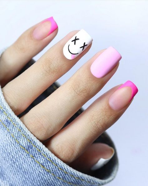 Marshmallow Nails Design, Red Coffin Nail Designs, Marshmallow Nails, Magenta Nail Polish, Spring Nails 2022, Light Pink Nail Designs, Pink Nail Design, Toenail Designs Summer, Sophisticated Manicure