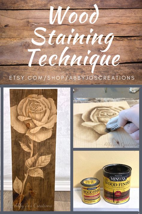 Looking for a unique rustic home decoration? Then check out my flower paintings! I create them by using a wood staining technique. I apply oil stain to the wood artwork by hand to add the details and the shading. Click through my shop for more wood staining artwork! #Wood Staining Techniques #Flower Painting #Rustic Home Decor #Wood Wall Art Wood Stain Art, Wood Staining Techniques, Stain Art, Wood Staining, Artwork Wood, Wood Decorations, Champaign Illinois, Stain Techniques, Staining Furniture