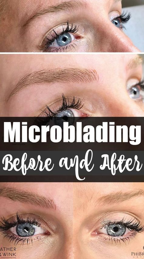 Microblading- The Process and Before & Afters with Feather and Wink Microblading Microblading Aftercare, Homemade Eye Cream, Permanente Make-up, Brow Threading, Beautiful Eyebrows, Bold Brows, Natural Brows, Microblading Eyebrows, Eyebrow Tutorial