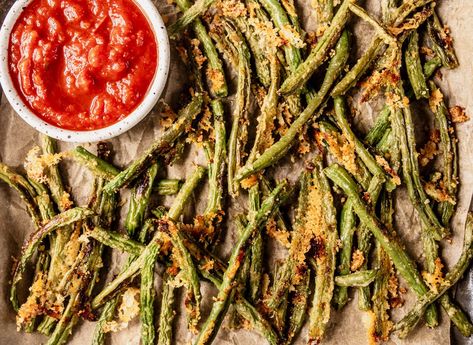 Garlic Parmesan Roasted Green Beans, Parmesan Crusted Green Beans, String Cheese Mozzarella Sticks, Parmesan Roasted Green Beans, Parmesan Green Beans, Natural Cheese, Roasted Green Beans, Parmesan Crusted, Three Cheese