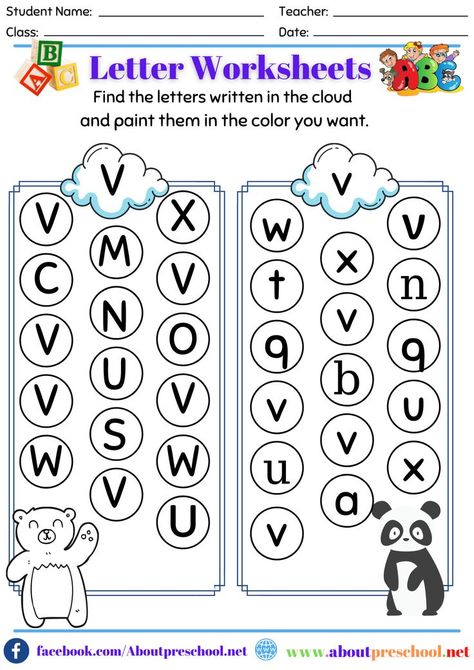 alphabet letters, Letter A Worksheets, Letter B Worksheets, Letter S Worksheets, Letter T Worksheets, Letter U Worksheets, Letter V Worksheets Letter U Worksheets, Letter V Worksheets, Alphabet Letter Worksheets, Letter Recognition Activities, English Worksheets For Kindergarten, Abc Worksheets, Learn The Alphabet, Alphabet Matching, Teaching The Alphabet