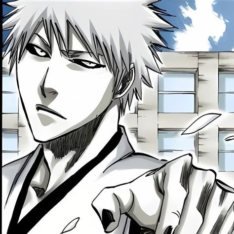 White Ichigo And Ichigo, White Zangetsu Icon, Hollow Ichigo Manga, White Ichigo Manga, White Ichigo Icon, Hollow Zangetsu, Zangetsu Manga, Zangetsu Icon, White Zangetsu