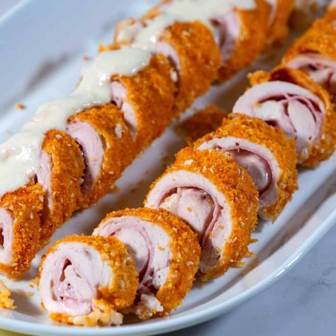 Easy Chicken Cordon Bleu, Chicken Breast Stuffed, Meat Board, Ham And Swiss, Curried Chicken, Chicken Appetizers, Yummy Chicken, Easy Chicken Dinner Recipes, Chicken Cordon