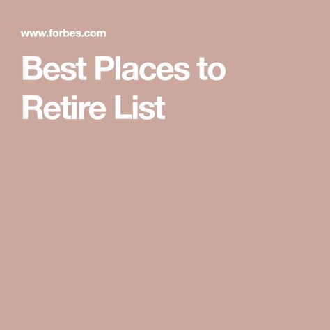 Best Places to Retire List Hazard Risk, Retirement Advice, Best Places To Retire, Hot Spots, Air Quality, In America, The Good Place