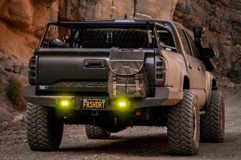 Taco Tuesday: 11 Toyota Tacoma Aftermarket Rear Bumper to Consider Tacoma Rear Bumper, Tacoma Bumper, Tacoma Prerunner, Molle Panel, Thought Pictures, Off Road Bumpers, Tacoma Truck, Jerry Can, Taco Tuesday