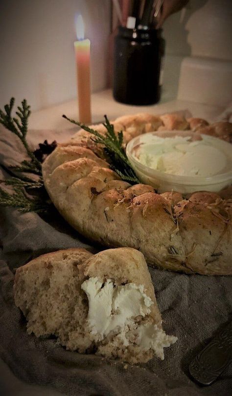 Medieval Bread, Butter Lentils, Imbolc Recipes, Pagan Recipes, Imbolc Traditions, Witchy Food, Imbolc Altar, Celebrate Imbolc, Witchy Recipes