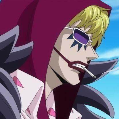 Doflamingo Pfp, Doflamingo Icon, Corazon One Piece, One Piece Aesthetic, One Piece Man, Watercolor Architecture, One Piece Images, One Piece Pictures, Cartoon Icons