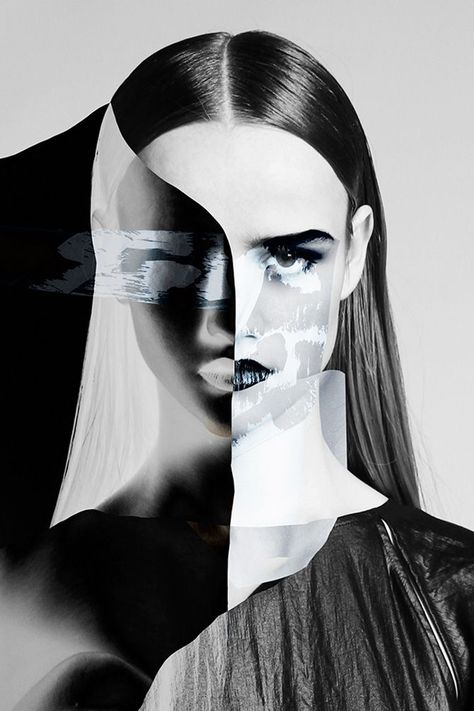 good vs evil Surreal Portrait, Photographie Portrait Inspiration, Foto Tips, Fashion Collage, Collage Design, 인물 사진, Photography Inspo, Graphic Design Inspiration, Photo Collage