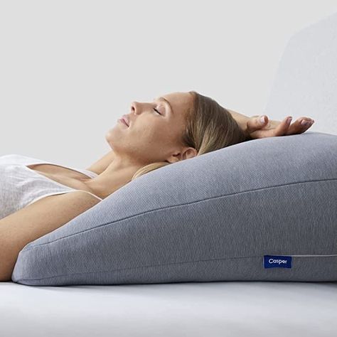 One Size, Gray, Provide the plush support you need no matter how you use your pillow. . . . Casper Mattress, Back Support Pillow, Adjustable Bed Frame, Dream Pillow, Proper Posture, Reading Pillow, Traditional Pillows, Grey Pillows, Upholstered Bed Frame