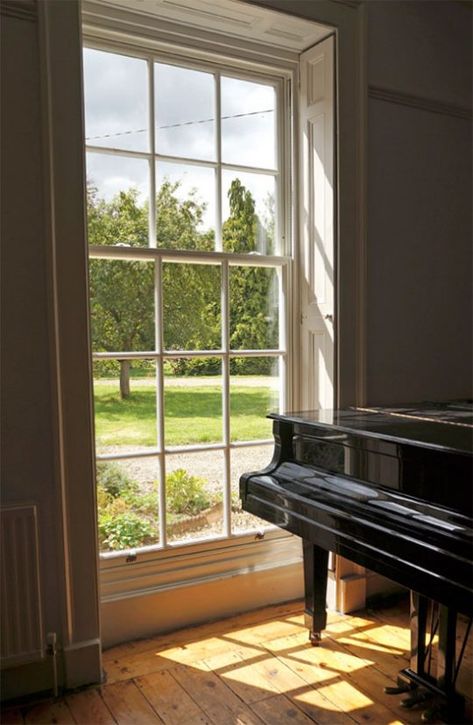 Box Sash Windows  b Large Georgian Windows, Large Sash Windows, Glass Hallway, Georgian Houses, Double Glazed Sash Windows, Georgian Windows, Urban Office, Prospect House, Northanger Abbey