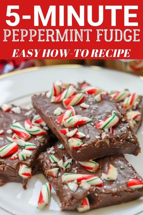 5-Minute Peppermint Fudge is an easy and delicious dessert for the holidays. It literally only takes five minutes to make and is a budget-friendly treat. It's the perfect treat for the Christmas season. #homemadefudgerecipe #simplefudgerecipe #chocfudgerecipe #softfudgerecipes #fudgerecipeshomemade #fudge #thebestfudgerecipe Peppermint Fudge Easy, White Chocolate Peppermint Fudge, Playful Photography, Chocolate Peppermint Fudge, Peppermint Fudge Recipe, Easy Holiday Desserts Christmas, Peppermint Truffles, Holiday Desserts Christmas, Peppermint Fudge