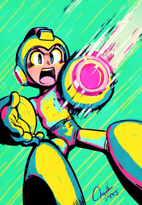 favd_tysonhesse-August 04 2015 at 06:58PM Tyson Hesse, Mega Man Art, Arte Indie, Capcom Art, Megaman X, Nintendo Art, Geek Art, Mega Man, Video Game Characters