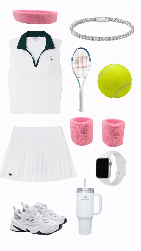 #tennisgirl #tennisaesthetic #tennisinspo Tennis Outfit, Tennis