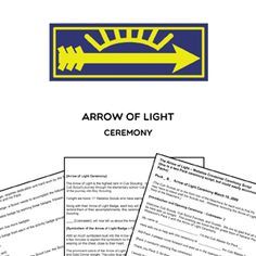 Arrow Of Light ceremony Aol Crossover Ceremony, Cub Scout Crossover Ceremony Ideas, Cub Scout Crossover, Arrow Of Light Ceremony, Arrow Of Light Award, Survival Gear List, Arrow Of Light, Arrow Of Lights, Eagle Scouts