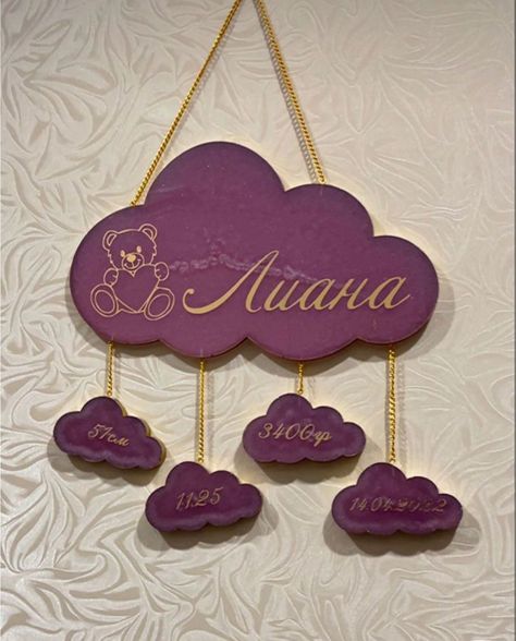 Resin clouds wall hanging ☁️ Shipping free 💞Customisation can be done in any theme 💞 . . . . . #resinbirthdaygifts #resinbabyframe #resinartist #resingifts #giftforkids #giftsforhimandher #giftfotbaby #babyframe #frameforbaby #personalisedbabygift #customiseddecor #customisedbracelets #nameplates Resin Clouds, Cloud Names, Cloud Wall Hanging, Cloud Kitchen, Cloud Wall, Customised Bracelets, Baby Frame, T Baby, Gifts Fo