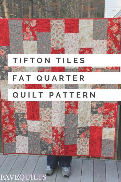 Quilts Using Fat Quarters, Garden Panels, Fat Quarter Sewing Projects, Fat Quarter Quilt Pattern, Lap Quilt Patterns, Nancy Zieman, Make A Quilt, Quilt Modernen, Fat Quarter Quilt