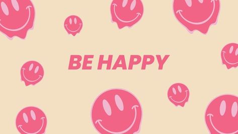 Fun Preppy Wallpaper Cute Wallpaper For Laptops, Smiley Face Wallpaper, Preppy Wallpapers, Face Wallpaper, Happy Smiley Face, Cute Smiley Face, Cute Wallpapers For Ipad, Pink Laptop, Preppy Pink