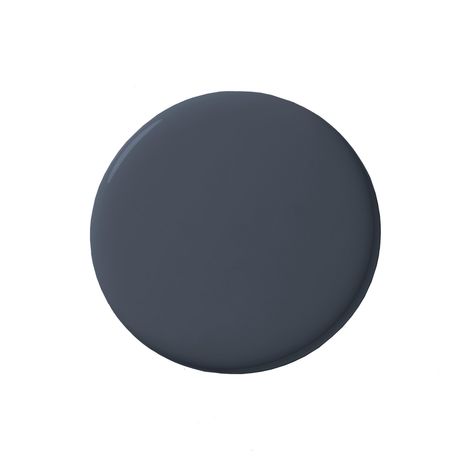 The Paint Color That All This Designer's Followers Ask About | domino Dark Blue Gray Paint Colors, Charcoal Blue Paint, Benjamin Moore Classic Gray, Light Paint Colors, Living Room And Kitchen Design, Choosing Paint Colours, Blue Gray Paint, Benjamin Moore White, Charcoal Blue