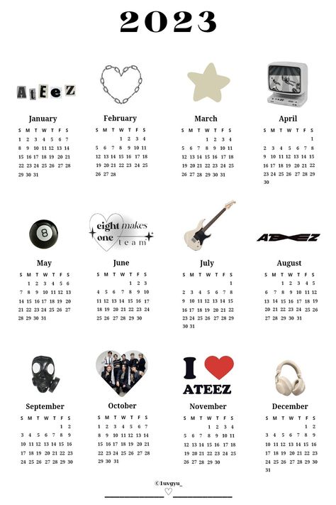 Ateez Calendar 2023, Ateez Calendar 2024, Kpop Calender 2023, Kpop Calender, Kpop Calendar 2023, Ateez Macbook Wallpaper, Ateez Calendar, 2023 Calendar Aesthetic Kpop, Calender 2023