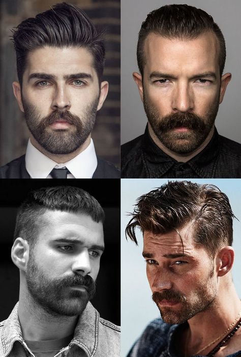 Men's Beardstache Styles Beards And Hair, Moustache Style, Men With Beards, Moustaches Men, Mustache Styles, Mens Facial, Black Men Beards, Men's Facial Hair, Best Beard Styles