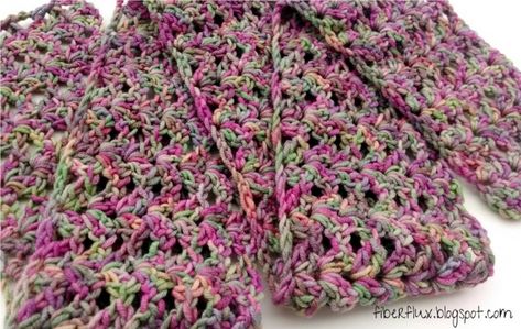 Pretty Fans, Free Crochet Scarf, Scarf Crocheted, Crocheted Scarves, Tulip Tree, Lacy Scarf, Crochet Scarf Pattern, Crochet Scarfs, Crochet Wearables