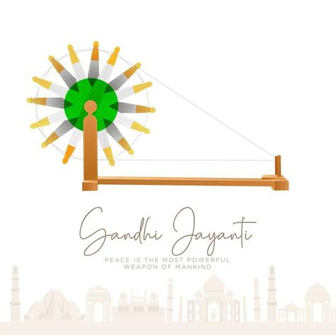 Gandhi jayanti 2nd october banner design... | Premium Vector #Freepik #vector #background #banner #poster #birthday About Gandhi Jayanti, Soft Board Decoration, Buddhism Wallpaper, Soft Board, 2nd October, Exhibition Posters, Gandhi Jayanti, Blue Sky Clouds, Digital Marketing Design