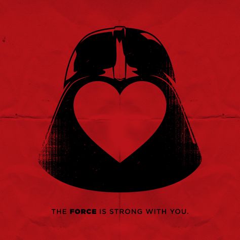 Darth Vader Valentine star wars Geek Valentine, Nerdy Valentines, Star Wars Valentines, Star Wars Prints, Star Wars Wedding, The Force Is Strong, My Funny Valentine, Love Stars, Valentine Day Cards