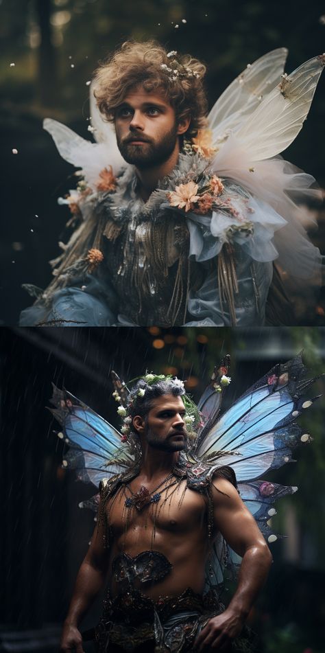 Dryad Costume Male, Male Faerie Costume, Fairy Prince Outfit, Mens Fairy Costume, Men Fairy Costume, Fairy Costume Men, Male Fairy Aesthetic, Male Fairy Costume, Male Faerie