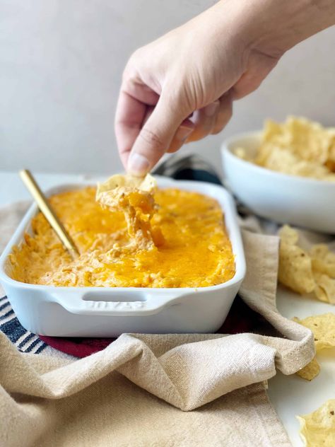 Buffalo Chicken Dip (aka Chicken Lip Dip) - Laura Loves to Cook Chicken Lip Dip, Creamy Buffalo Chicken Dip, Creamy Buffalo Chicken, Moist Chicken Breast, Rotisserie Chicken Breast, Moist Chicken, Walnut Salad, Chicken Dip, Chicken Dips