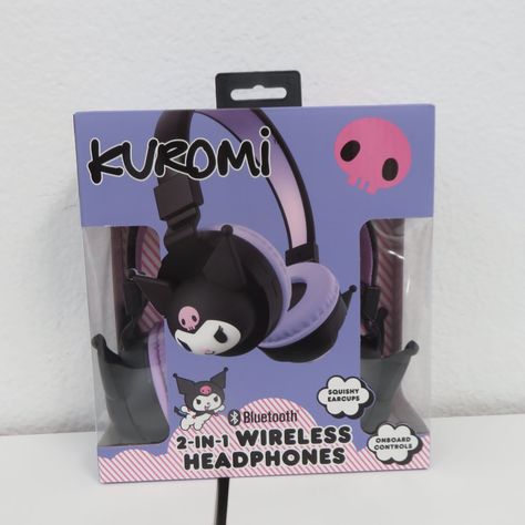 Kuromi Headphones, Kuromi Items, Kuromi Face, Kuromi Room, Sanrio Style, Money Wallpaper Iphone, Hello Kitty Crochet, Superman Man Of Steel, Purple Details