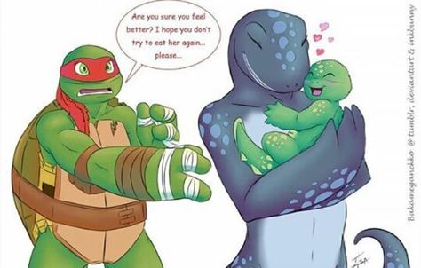 Raph, Mona and Irilia TMNT Raph X Mona, Turtle Oc, Tmnt Oc, Raphael Tmnt, Turtles Funny, Tmnt Art, Tmnt 2012, Short Comics, Cartoon Tv