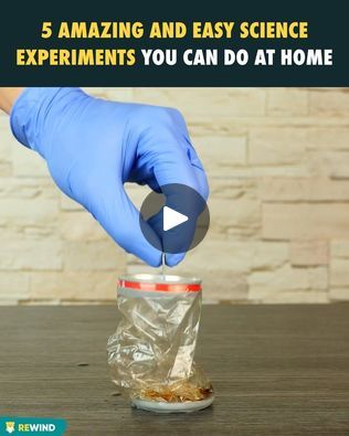 333K views · 2.6K reactions | 5 amazing and easy science experiments you can do at home. 👍 | 5 amazing and easy science experiments you can do at home. 👍 | By Rewind | Facebook Kids Experiments At Home, Kid Experiments At Home, Experiments At Home, Kids Experiments, Amazing Science Experiments, Cool Science, Kid Experiments, Easy Science Experiments, Easy Science