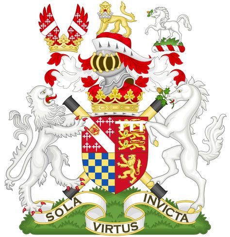 Code of arms of the Duke of Norfolk, Fitzalan - Howard family Arundel Castle, Richard Ii, British Royal Families, Asian History, King Henry, Duke Of Cambridge, Coat Of Arm, Shield Design, British History